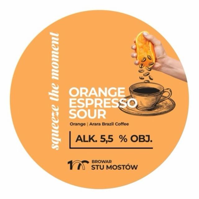Orange expresso sour 5.5%, Browar Stu Mostów, Poland