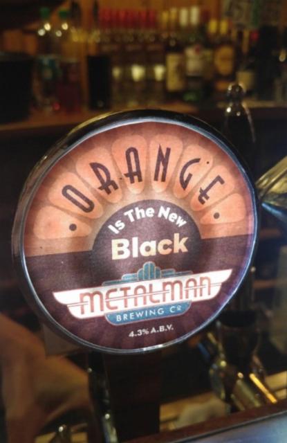Orange Is The New Black 4.3%, Metalman Brewing Company, Ireland