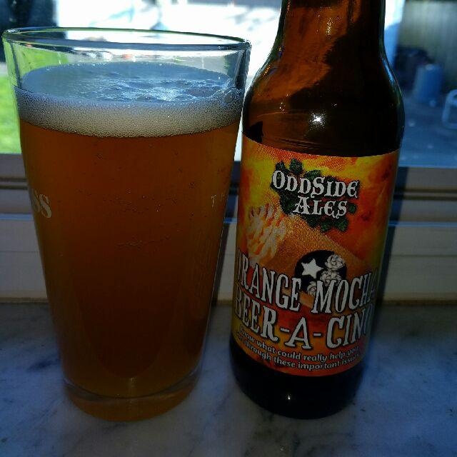 Orange Mocha Beer-A-Cino 9.5%, Odd Side Ales, United States