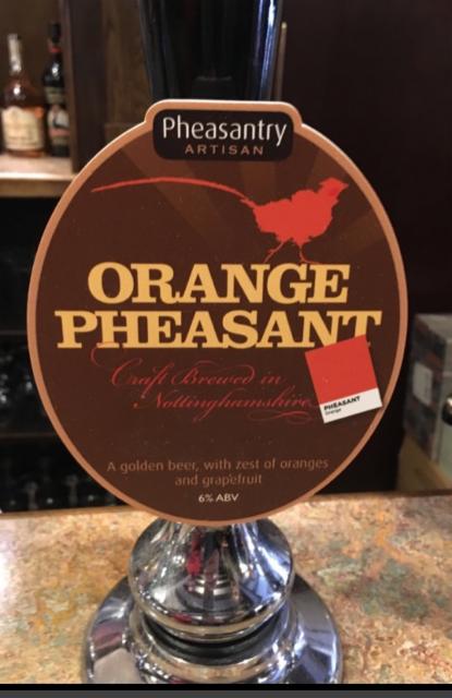 Orange Pheasant 6.0%, Pheasantry Brewery, England