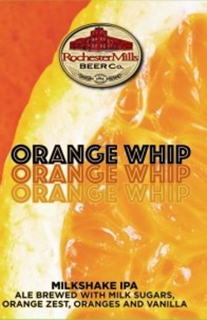 Orange Whip 6.5%, Rochester Mills Beer Company, United States