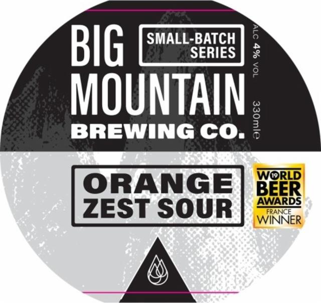 Orange Zest Sour 4.0%, Big Mountain Brewing Co., France