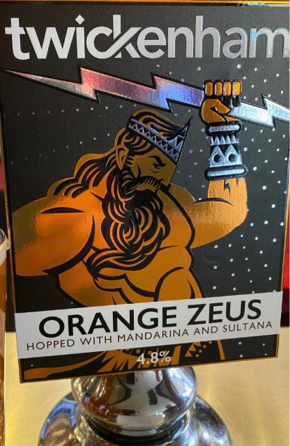Orange Zeus 4.8%, Twickenham Fine Ales, England