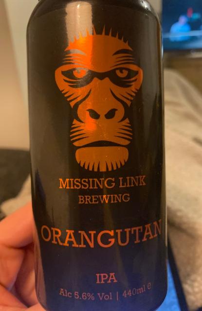 Orangutan 5.6%, Missing Link Brewing, England