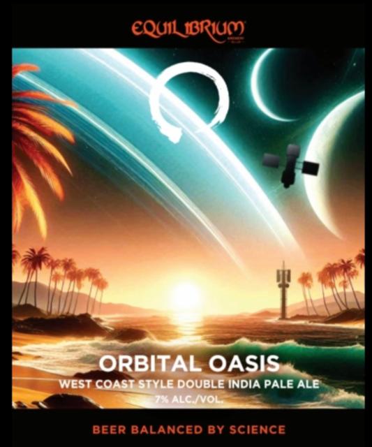 Orbital Oasis 7.0%, Equilibrium Brewery, United States