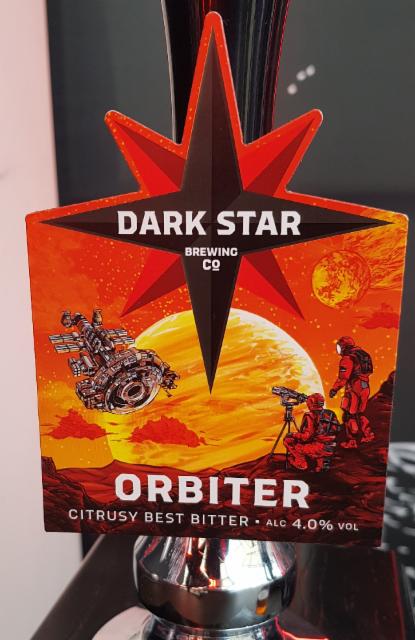 Orbiter 4.0%, Dark Star Brewing Co, England