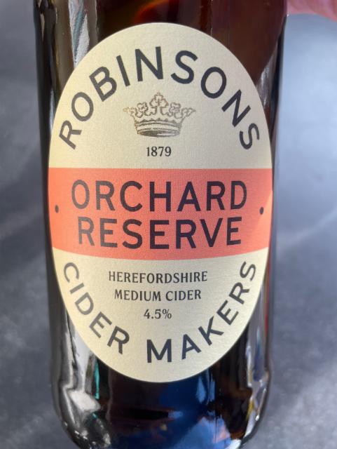 Orchard Reserve 4.5%, Robinsons Cider, England