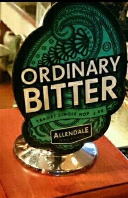 Ordinary Bitter 3.8%, Allendale Brewery, England
