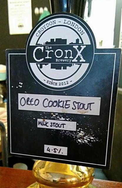 Oreo Cookie Stout 4.5%, Cronx Brewery, England