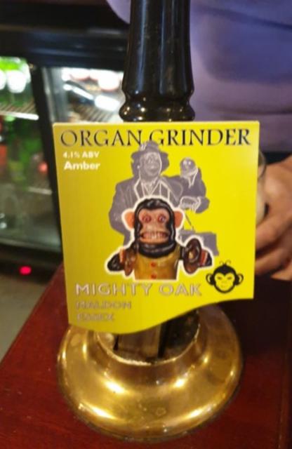 Organ Grinder 4.1%, The Mighty Oak Brewing Company, England