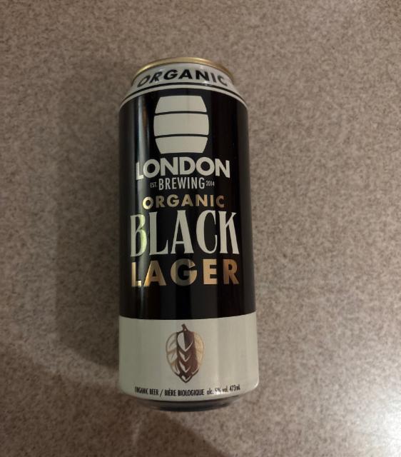 Organic Black Lager, London Brewing Co-operative