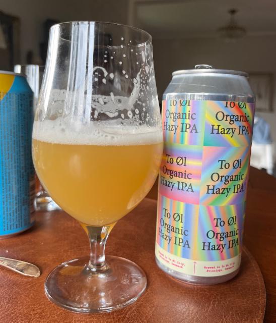 Organic hazy ipa 6.5%, To Øl, Denmark