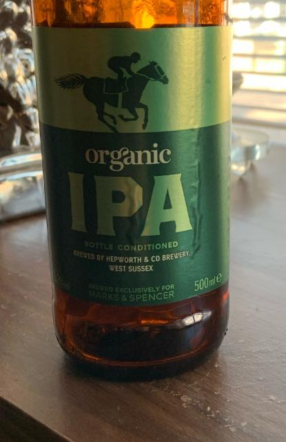 Organic IPA 5.2%, Hepworth & Co. Brewers Ltd., England