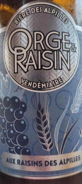 orge et raisin 5.0%, Brasserie Des Alpilles, France