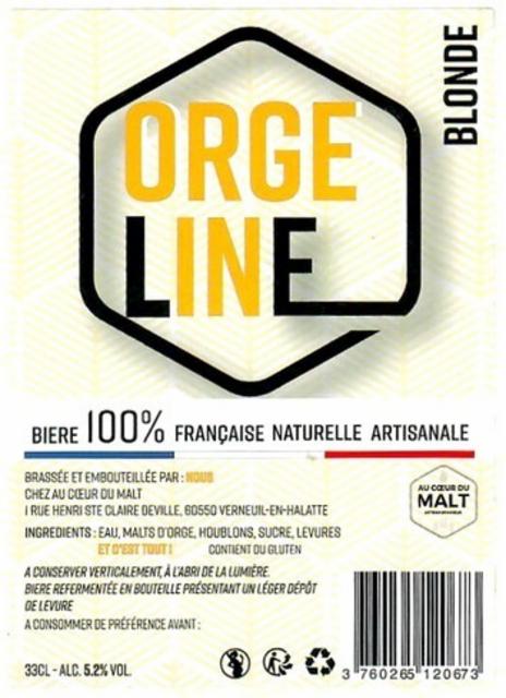 Orgeline Blonde, Au Cœur Du Malt (Gustave)