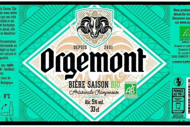 Orgemont Saison Bio 5.0%, Madame Nature (Ex Brasserie D'Orgemont), France