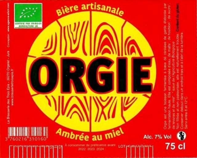 Orgie 7.0%, Brasserie Les 3 Épis, France