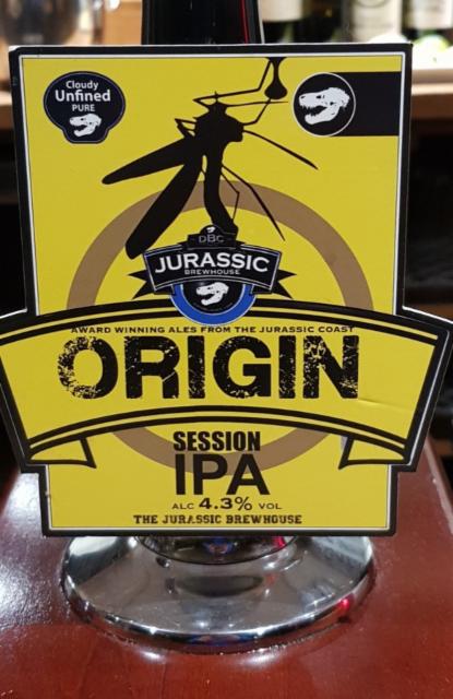 Origin 4.3%, Dorset Brewing, England