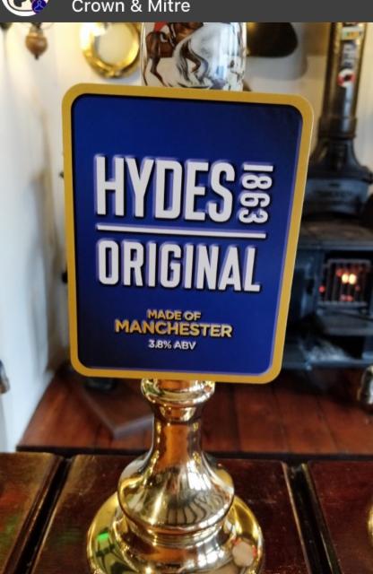 Original 3.8%, Hydes Salford, England