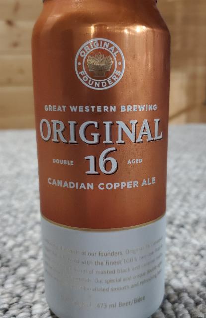 Original 16 5.0%, Great Western Brewing (Canadian Brewing), Canada
