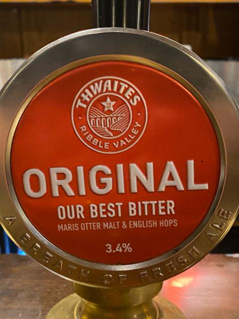 Original 3.4%, Thwaites Brewery, England