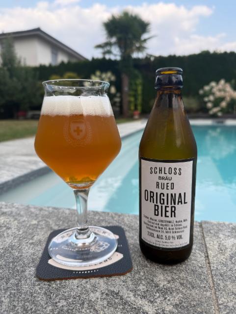 Original Bier 5.0%, Schloss Bräu Rued, Switzerland