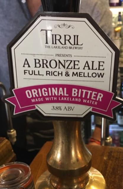 Original Bitter 3.8%, Tirril Brewery, England