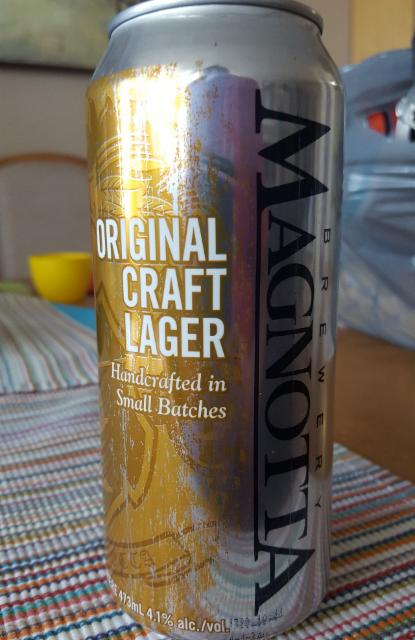 Original Craft Lager 4.1%, Magnotta Brewery, Canada