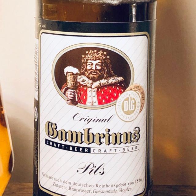 Original Gambrinus Pils 4.8%, Brauerei Fürstlich Drehna, Germany