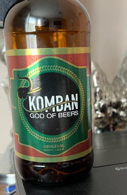 Original Indian Lager 4.0%, Komban, England