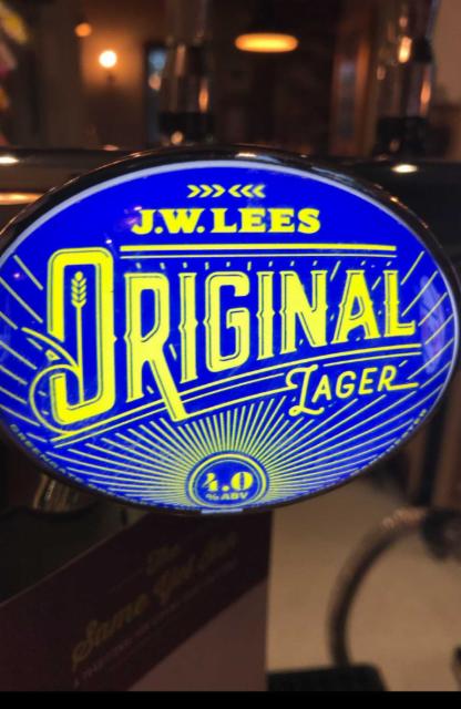 Original Lager 4.0%, J.W. Lees Brewery, England
