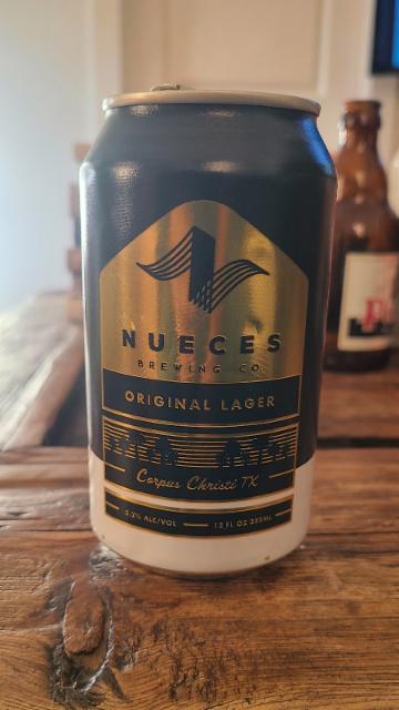 Original Lager 5.2%, Nueces Brewery, United States