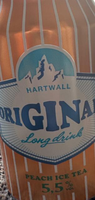 Original long dring peach ice tea 5.5%, Hartwall (Royal Unibrew), Finland