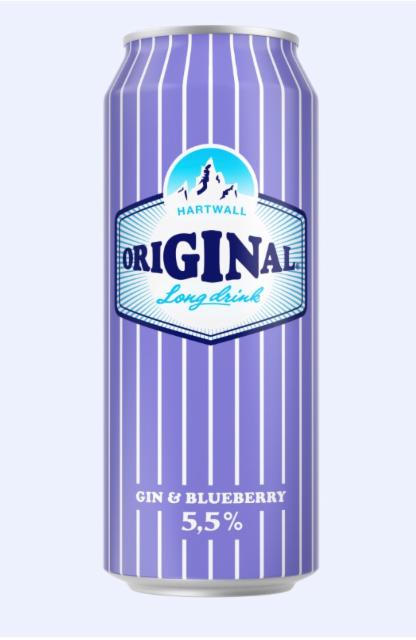 Original Long Drink Blueberry 5.5%, Hartwall (Royal Unibrew), Finland