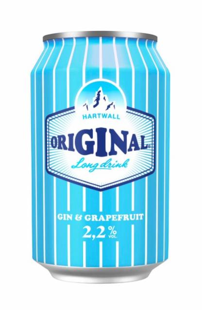 Original Long Drink Gin & Grapefruit 2,2 %, Hartwall (Royal Unibrew), Finland