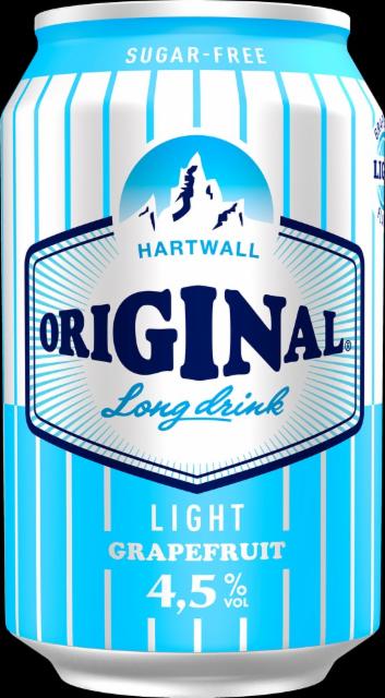 Original Long Drink Grapfruit Light, Hartwall (Royal Unibrew)