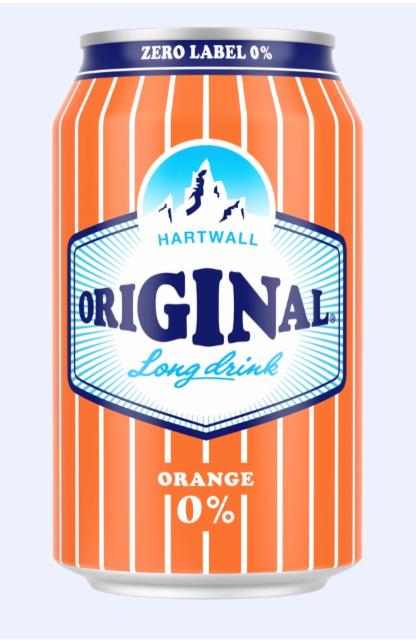 Original Long Drink Orange 0%, Hartwall (Royal Unibrew), Finland