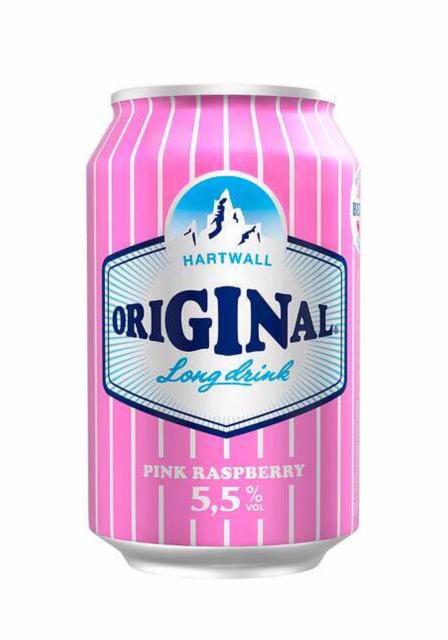 Original Long Drink Pink Raspberry 5.5%, Hartwall (Royal Unibrew), Finland