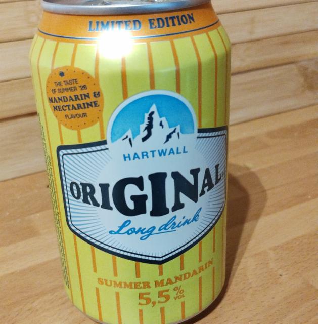 Original Long Drink Summer Mandarin, Hartwall (Royal Unibrew)