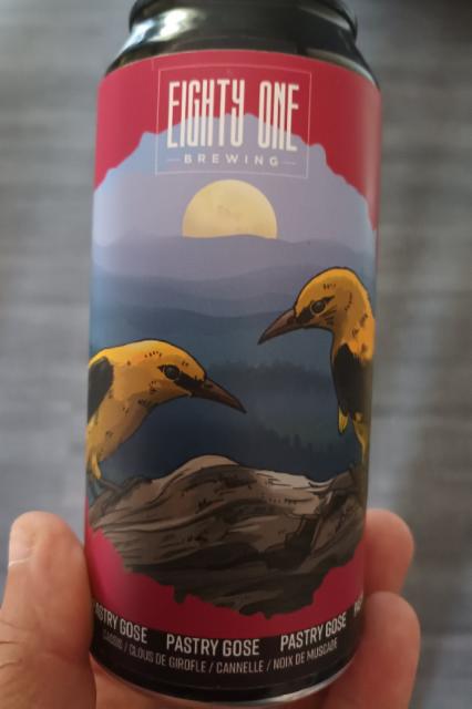 oriolus pastry gose, Eighty One Brewing