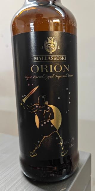 Orion 11.0%, Mallaskosken Panimo, Finland