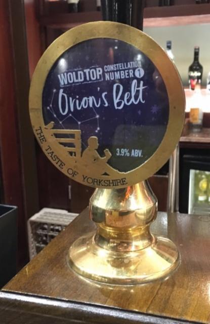 Orion's Belt 3.9%, Wold Top Brewery, England