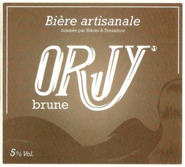 Orjy Brune 5.0%, Bières Et Tentations (Orjy), France