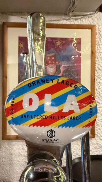 Orkney Lager 4.2%, The Orkney Brewery (Sinclair Breweries), Scotland