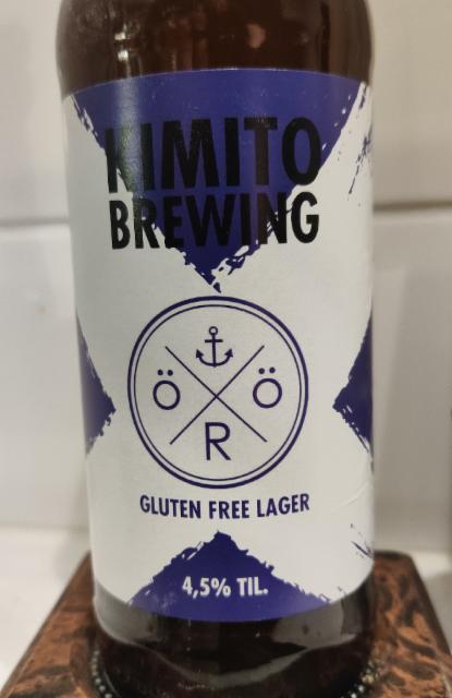 Örö Gluten Free Lager 4.5%, Kimito Brewing, Finland