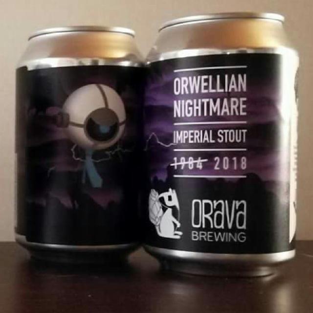 Orwellian Nightmare 2018: Vanilla & Vanilla & Madeira Soaked French Oak 10.0%, Orava Brewing, Finland