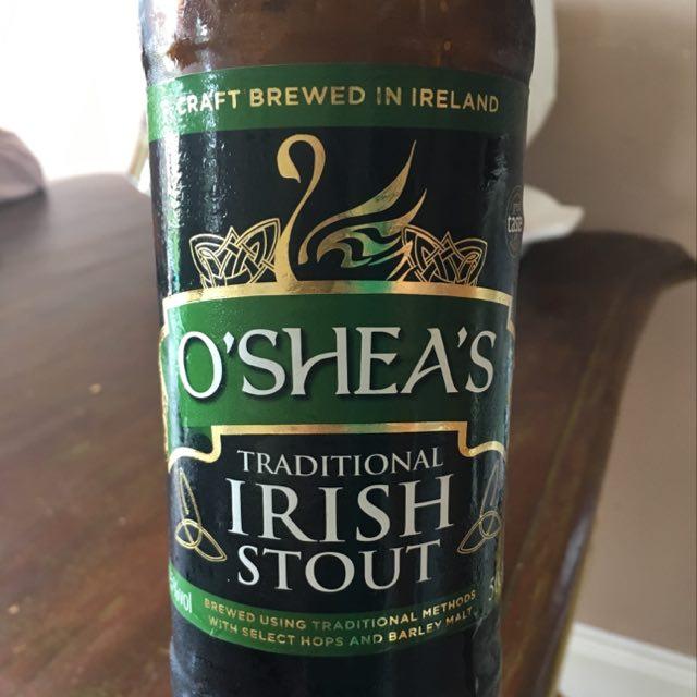O'Shea's Traditional Irish Stout 4.5%, ALDI Stores UK, England