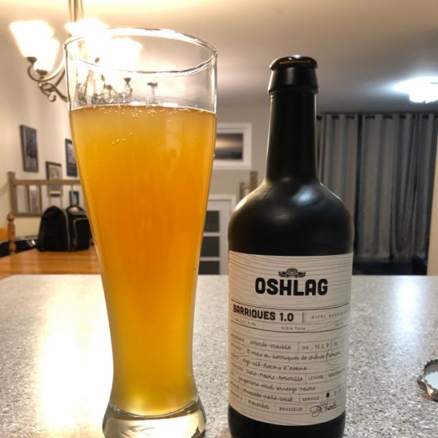Oshlag Barriques 1.0 8.1%, Oshlag Brasserie & Distillerie, Canada