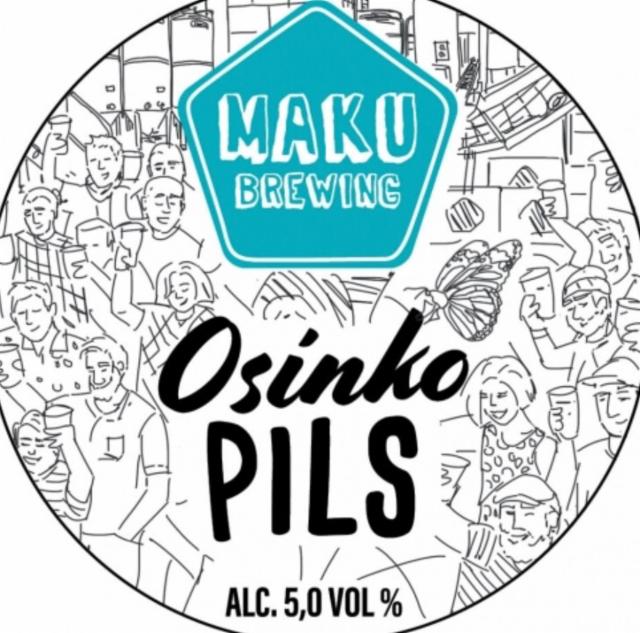 Osinko Pils 5.1%, Maku Brewing, Finland