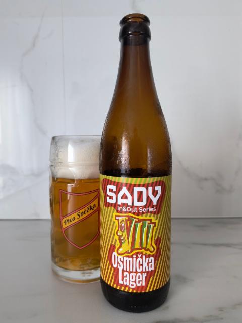 Osmička Lager 3.3%, Browar Sady, Poland